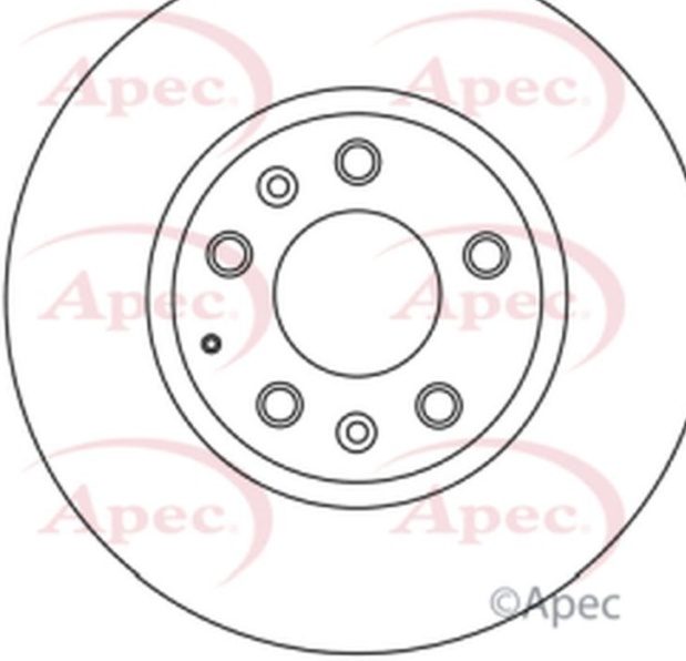 Brake Disc Front Vented Braking 296mm Outer Diameter For Mazda CX-7 APEC DSK2644