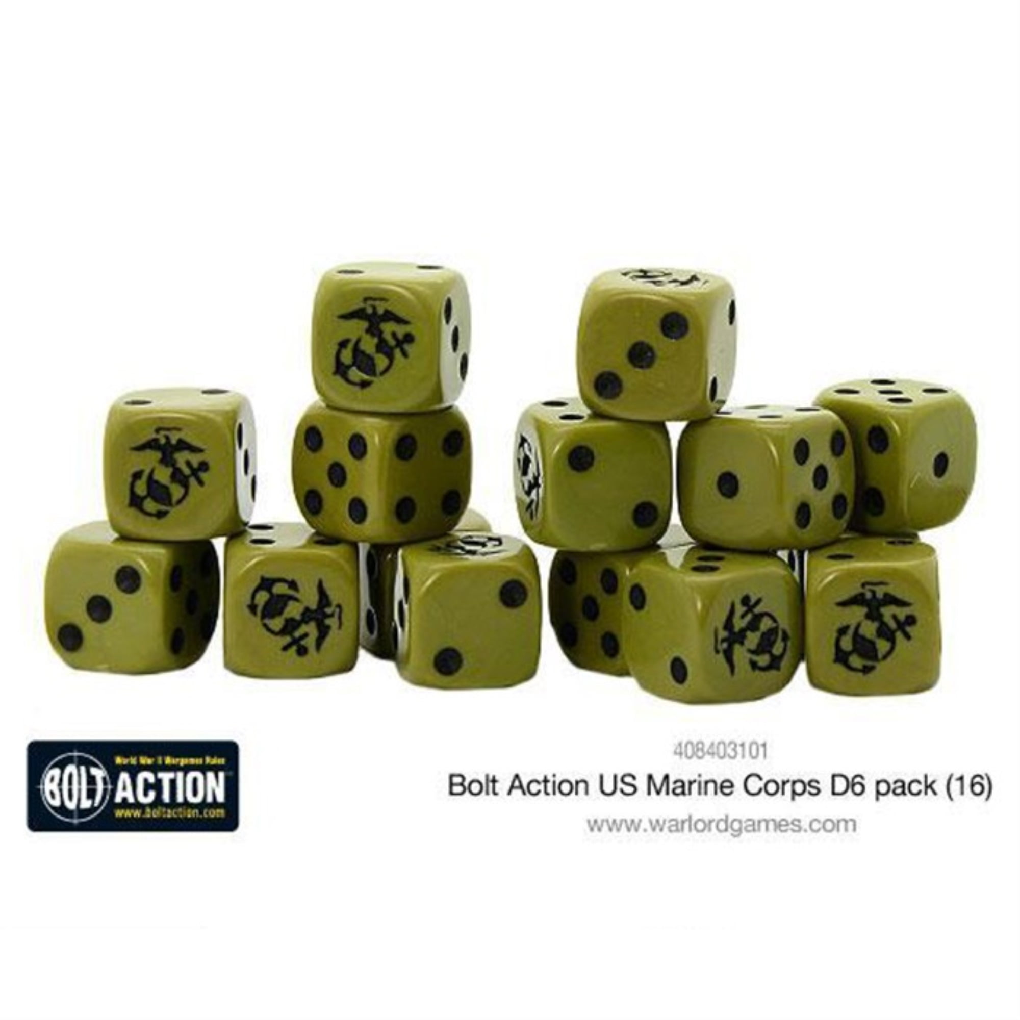 US Marine Corps D6 Pack - Warlord Games Bolt Action Miniatures