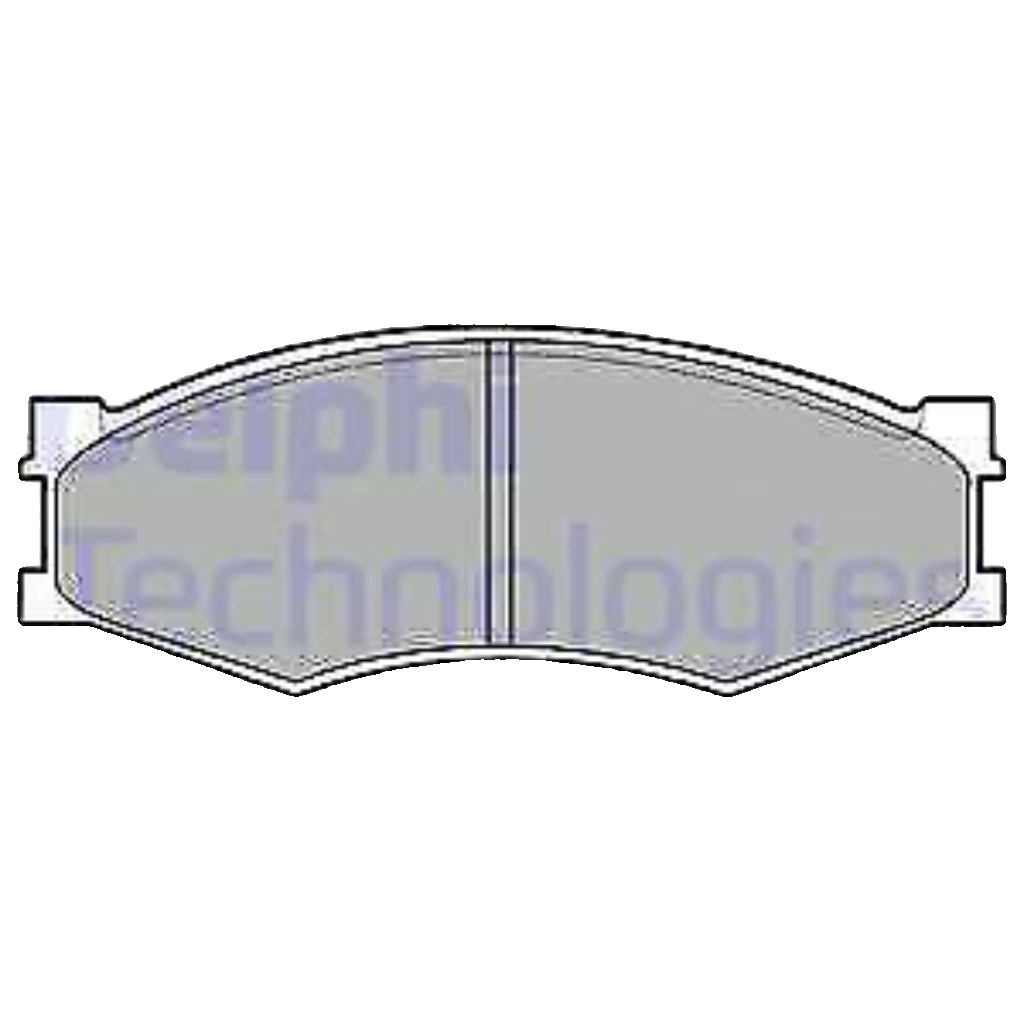 LP358 DELPHI Brake Pad Set, disc brake for INFINITI,LDV,NISSAN