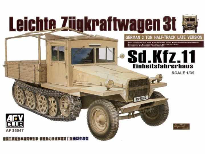 AFV Club AF35047 1:35 German Sd.Kfz.11 3 Ton 1/2 Track Late