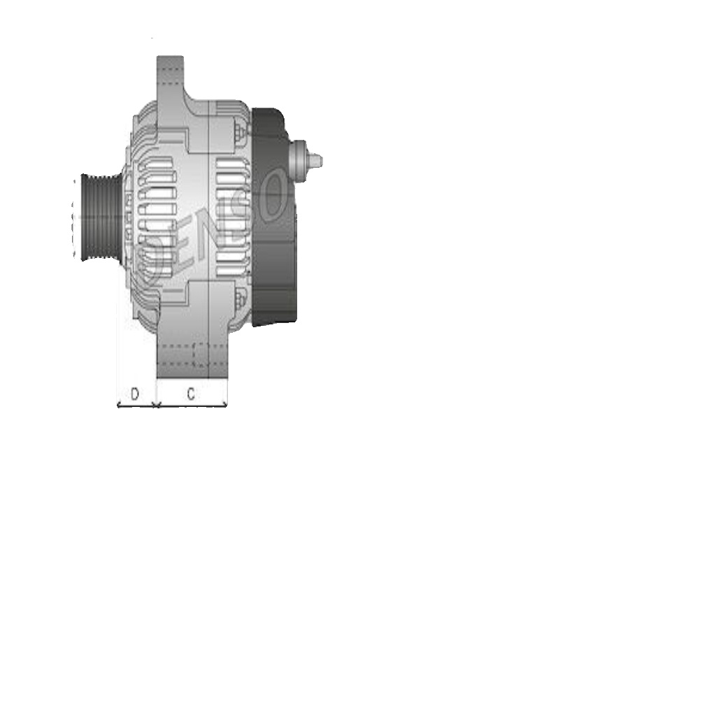 DENSO DAN1487 Alternator for ISUZU