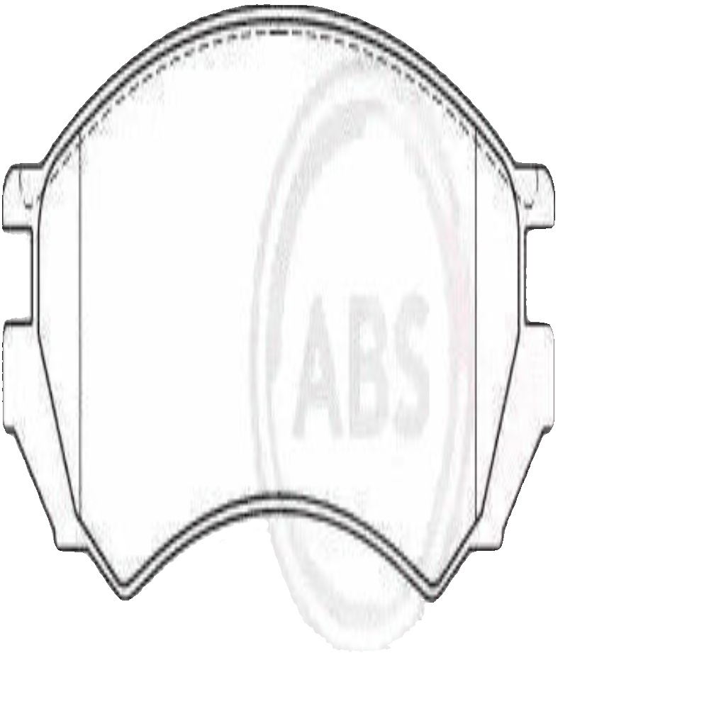 36739 A.B.S. Brake Pad Set, disc brake for NISSAN
