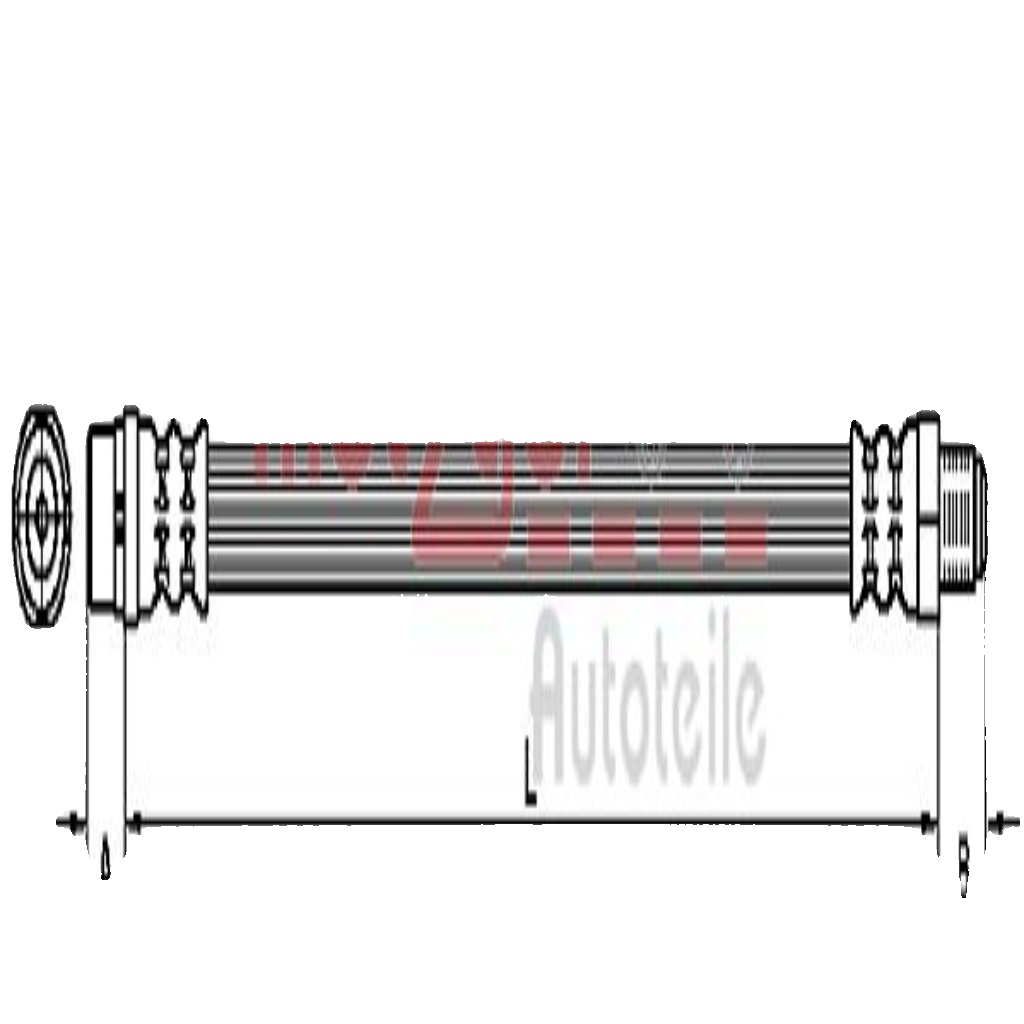 Original Brake Hose 4110125 for Volvo