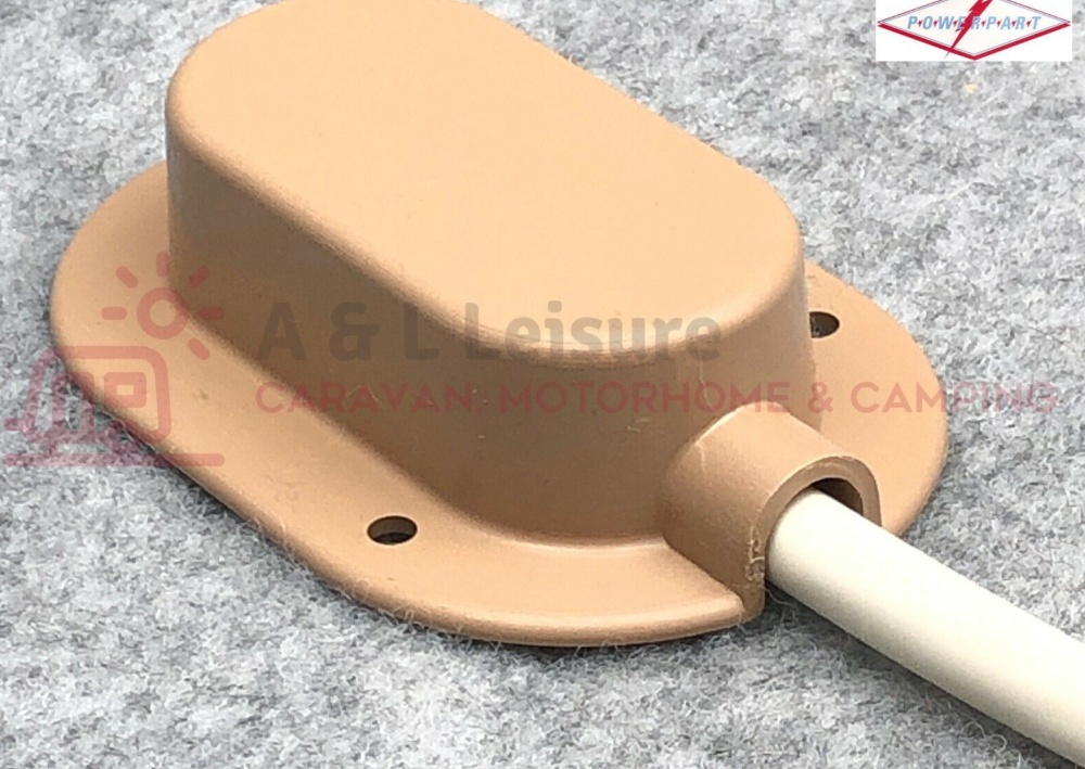 Caravan Motorhome Cable Entry Covers Solar Satellite Aerial Air Con BEIGE  JE987