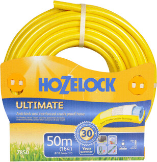 HOZELOCK ULTIMATE Garden WATER HOSE 50 Metres - 7850 5010646055574