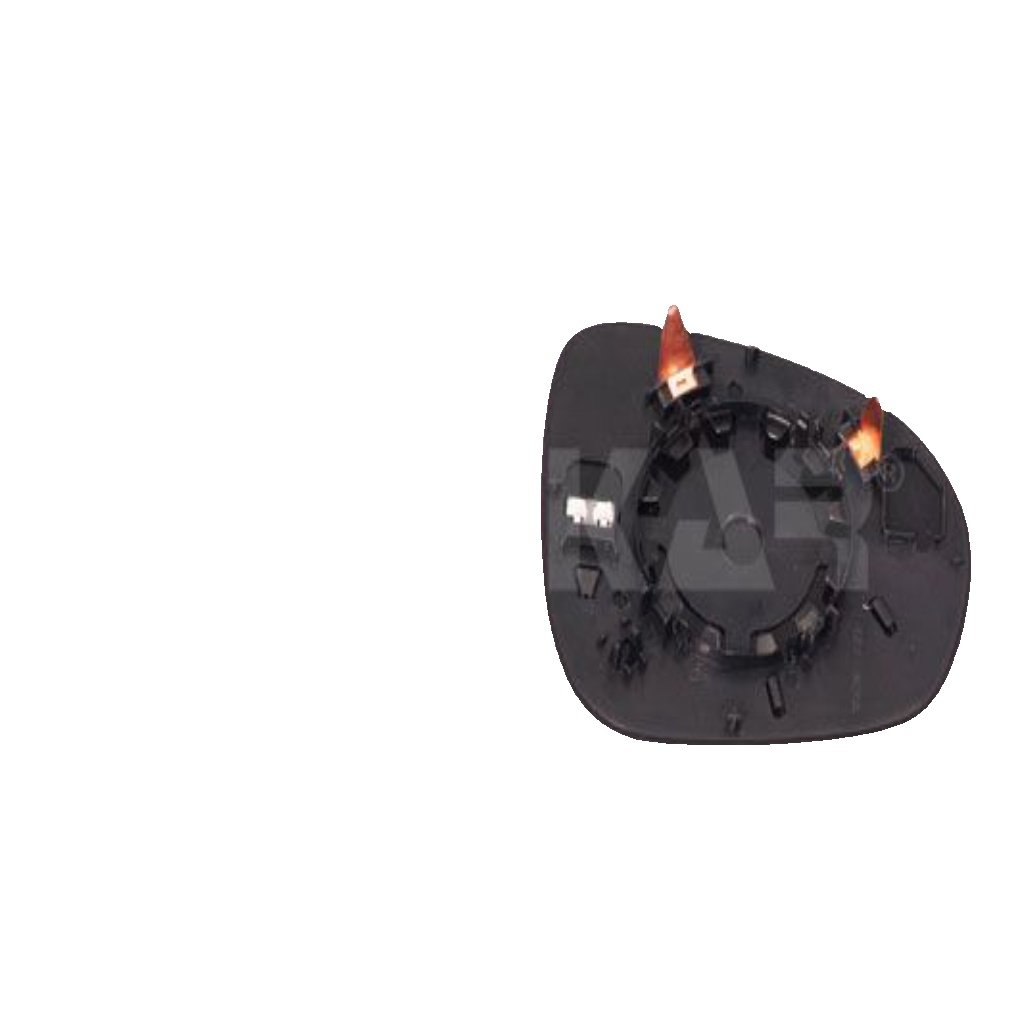 Left ALKAR 6431925 Mirror Glass, outside mirror for FIAT