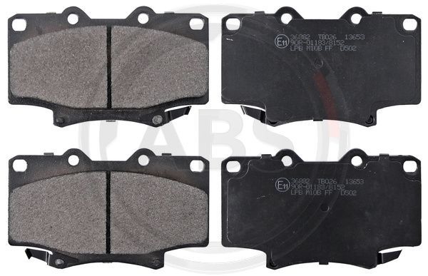 Original A.B.S. Brake Pad Set Disc Brake 36882 for Toyota