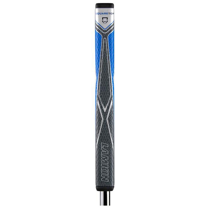 Lamkin Sink Fit Square Top Midsize Pistol Polyurethane Putter Grip - Blue + Tape