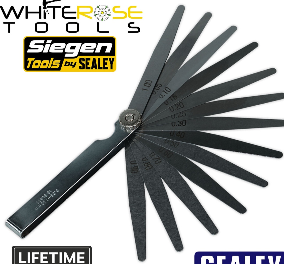 Sealey Siegen S0517 Feeler Gauge 13 Blade