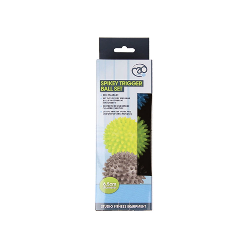 Fitness Mad - Spiked Massage Ball - 3-Pack - 3in - Pale Green