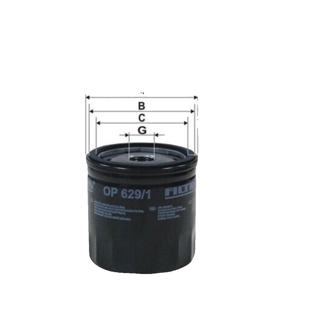 OP 629/1 FILTRON OIL FILTER FOR FORD FORD AUSTRALIA MAZDA MORGAN VOLVO