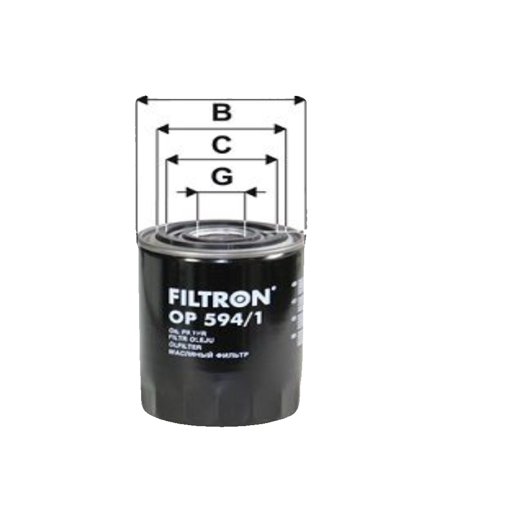 2x ✅Fits FILTRON OP 594/1 OIL FILTER OPEL ARENA, MOVANO A, RENAULT L ⭐UK Seller⭐