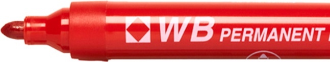 4 x Permanent Marker Pens BULLET Tip Premium Large Marker Pens Assorted Pack