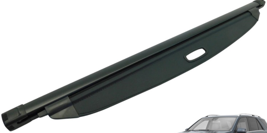 NEW MERCEDES ML-CLASS W166 BLACK BOOT LOAD COVER REAR PARCEL SHELF 2012-2015