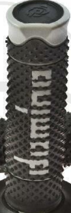 Free Shipping Domino Grips DSH Off Road Black-Grey Closed D 22 mm L 120 mm