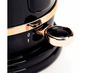 Haden Salcombe 1.7L Black Copper Cordless Kettle Fast Boil 3KW Free P&P