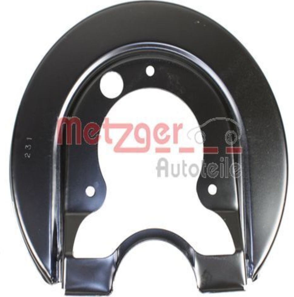 Original Metzger Splash Plate Brake Disc 6115206 for Audi Skoda VW