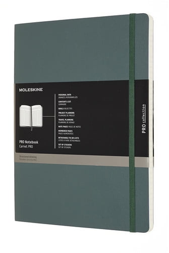 Pro Notebook XL Soft Forest Green by Moleskine Moleskine - 8058647620848