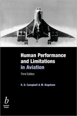 Human Performance and Limitations in Aviation by R. D. Campbell NEW - Image 3
