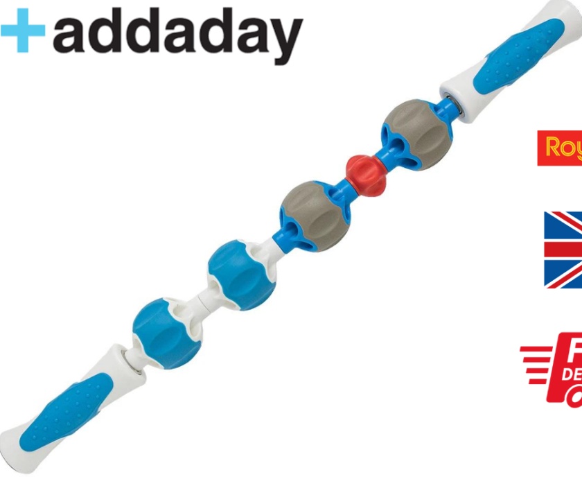 Addaday Pro Stick Massage Roller Trigger Point Deep Tissue Home Gym Physio Tool