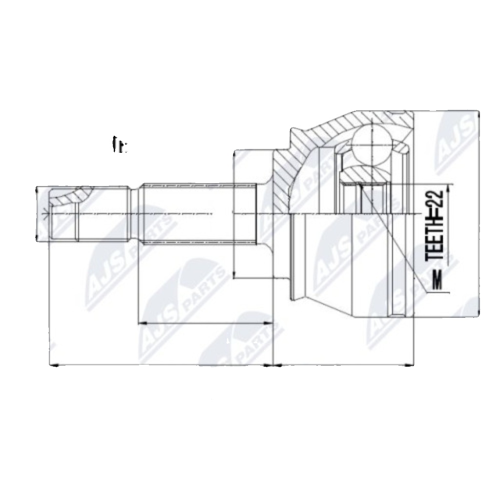 Joint set, driveshaft/ outer suitable for Fiat Doblo/Doblo Cargo 1.2, 1.6, 1.9D - Image 4