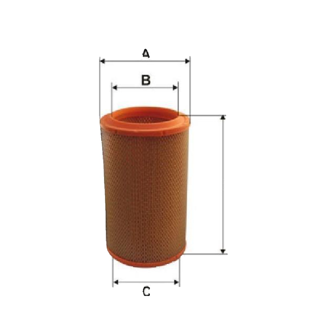 AIR FILTER AR 318 FOR FIAT 188A6/183A1.000 1.7L 4cyl BARCHETTA