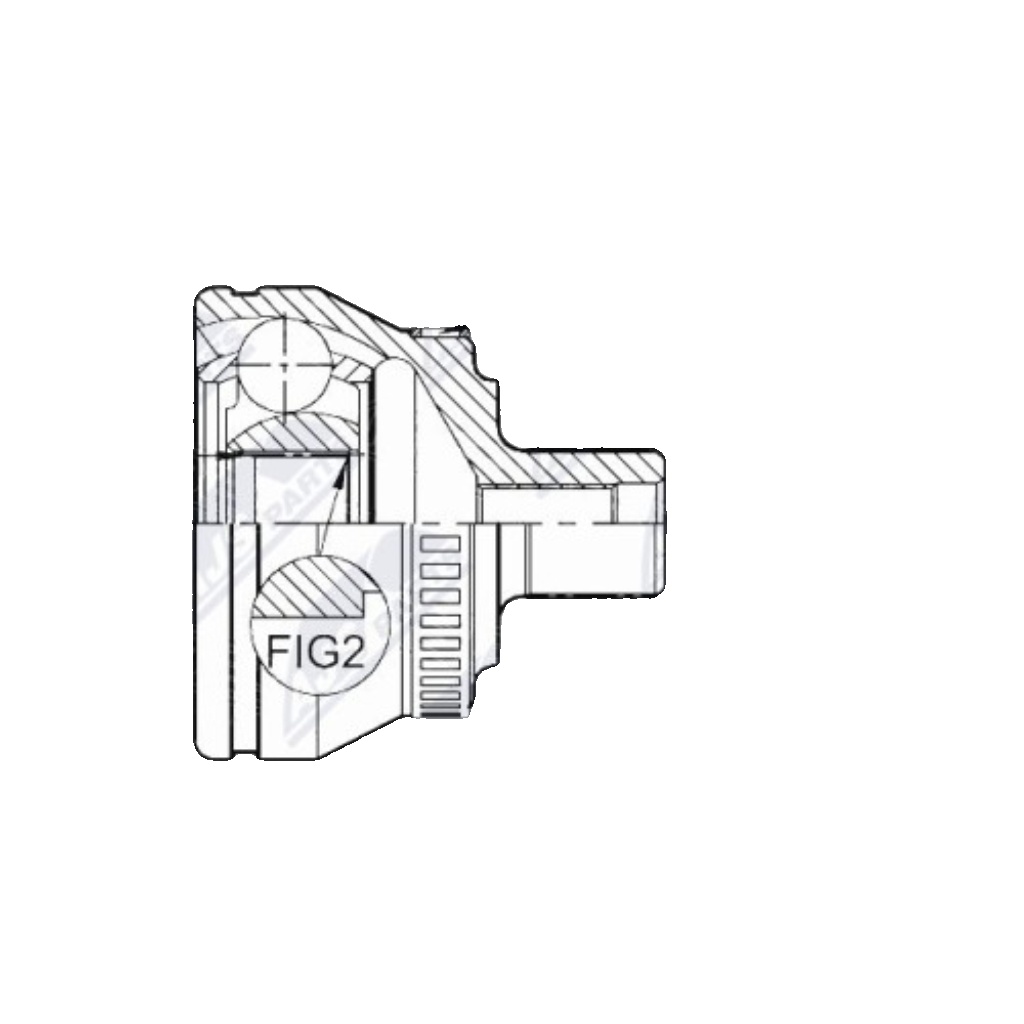 Fits NTY NPZ-AU-047 OUTER CV JOINT  ⭐UK Stock⭐