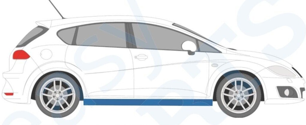 SEAT LEON 1P1 2005-2012 SILL REPAIR PANEL ROCKER PANEL / RIGHT = LEFT / PAIR