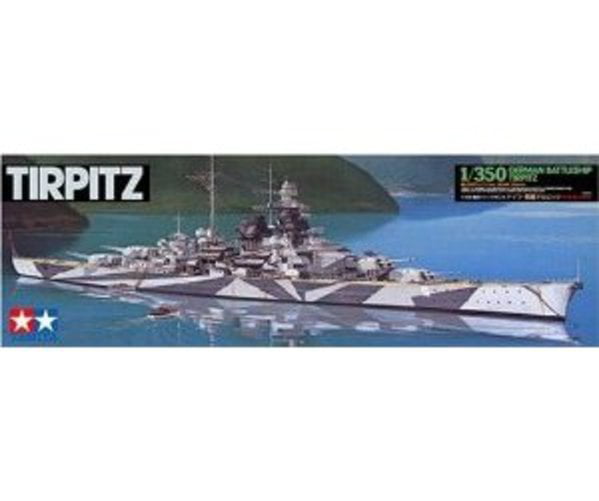 Tamiya 78015 - 1/350 WWII German Battleship ""Tirpitz"" - New