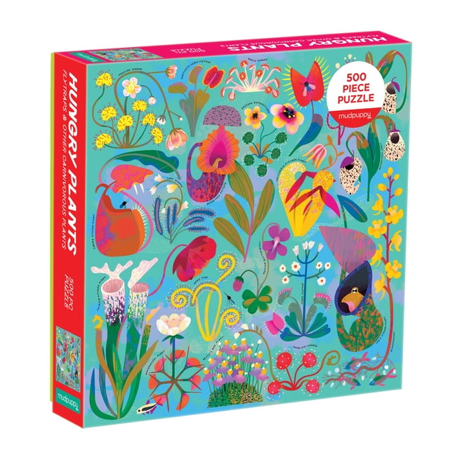 Hungry Plants 500 Piece Family Puzzle by  Mudpuppy, Natasha D... - 9780735372481
