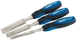 Draper 45865 150mm Chisels with Bevel Edges 3 piece