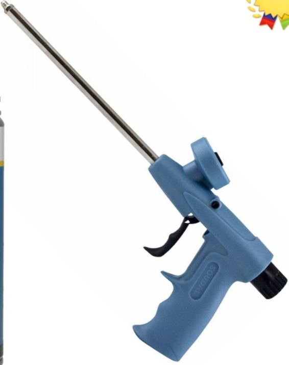 Soudal Professional PU Expanding Foam Gun Applicator & Soudafoam Cleaner 500ml