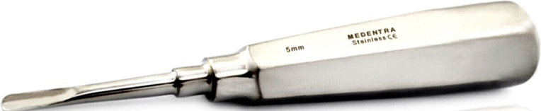X6 Tooth Loosening Extraction Luxation Elevators 3mm 4mm 5mm Straight And Curved