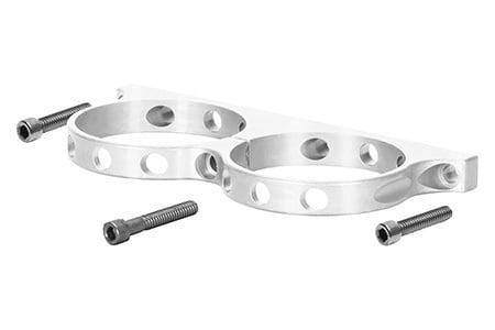 Wilwood Dual Billet Brake Fluid Reservoir Bracket - Aluminium