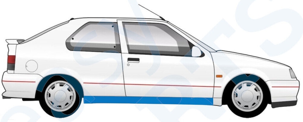RENAULT 19 1988-1996 SILL REPAIR PANEL ROCKER PANEL / RIGHT RH