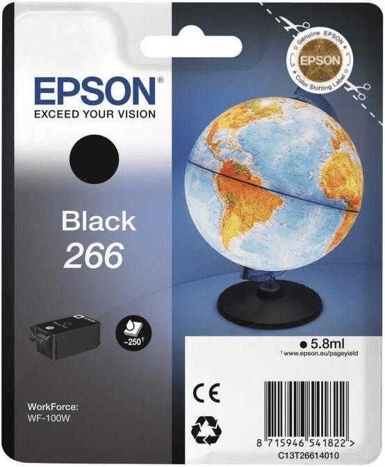 Original Epson 266 Black Ink Cartridge (C13T26614010) - Image 6