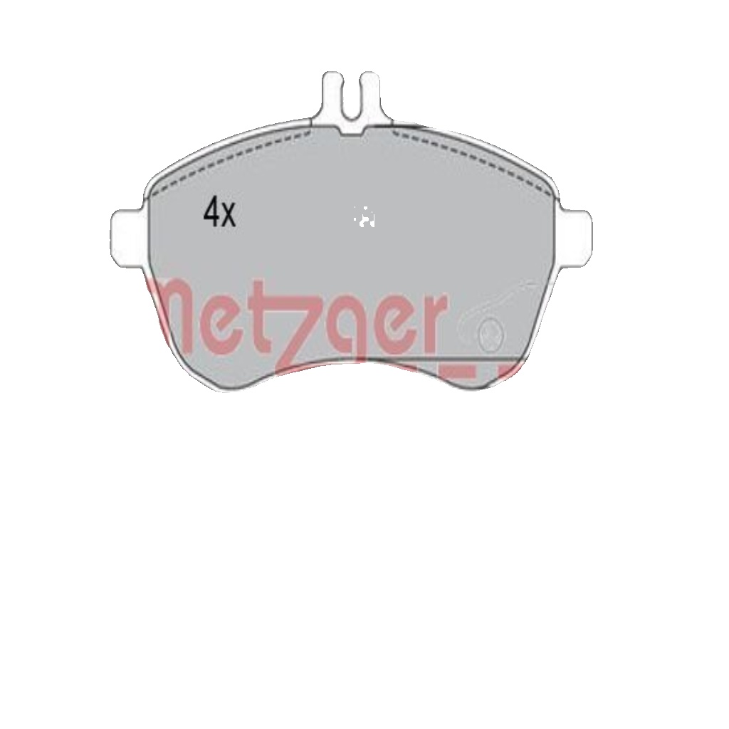 Original METZGER Brake Pad Set Disc Brake 1170046 for Mercedes-Benz