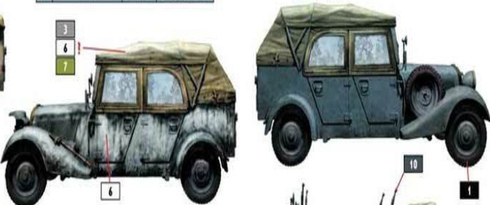 Master Box MB3530 - 1/35 Sd.Kfz.1 Type 170 VK, German Staff Car - New