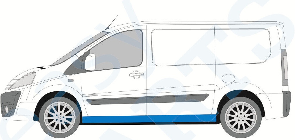 FIAT SCUDO CITROEN DISPATCH PEUGEOT EXPERT 2007- SILL REPAIR PANEL / LEFT LH
