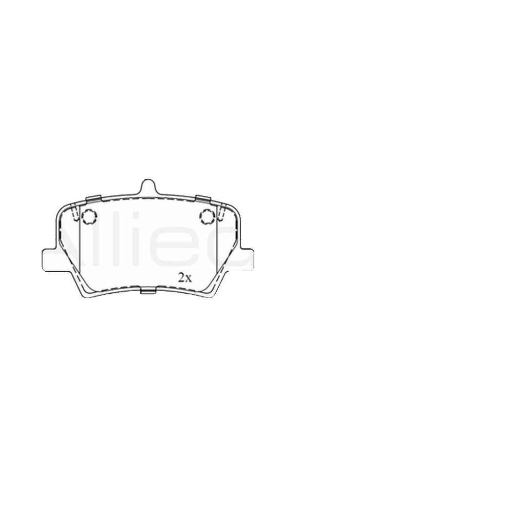 Allied Nippon Disc Brake Brake Pad Set - ADB02393