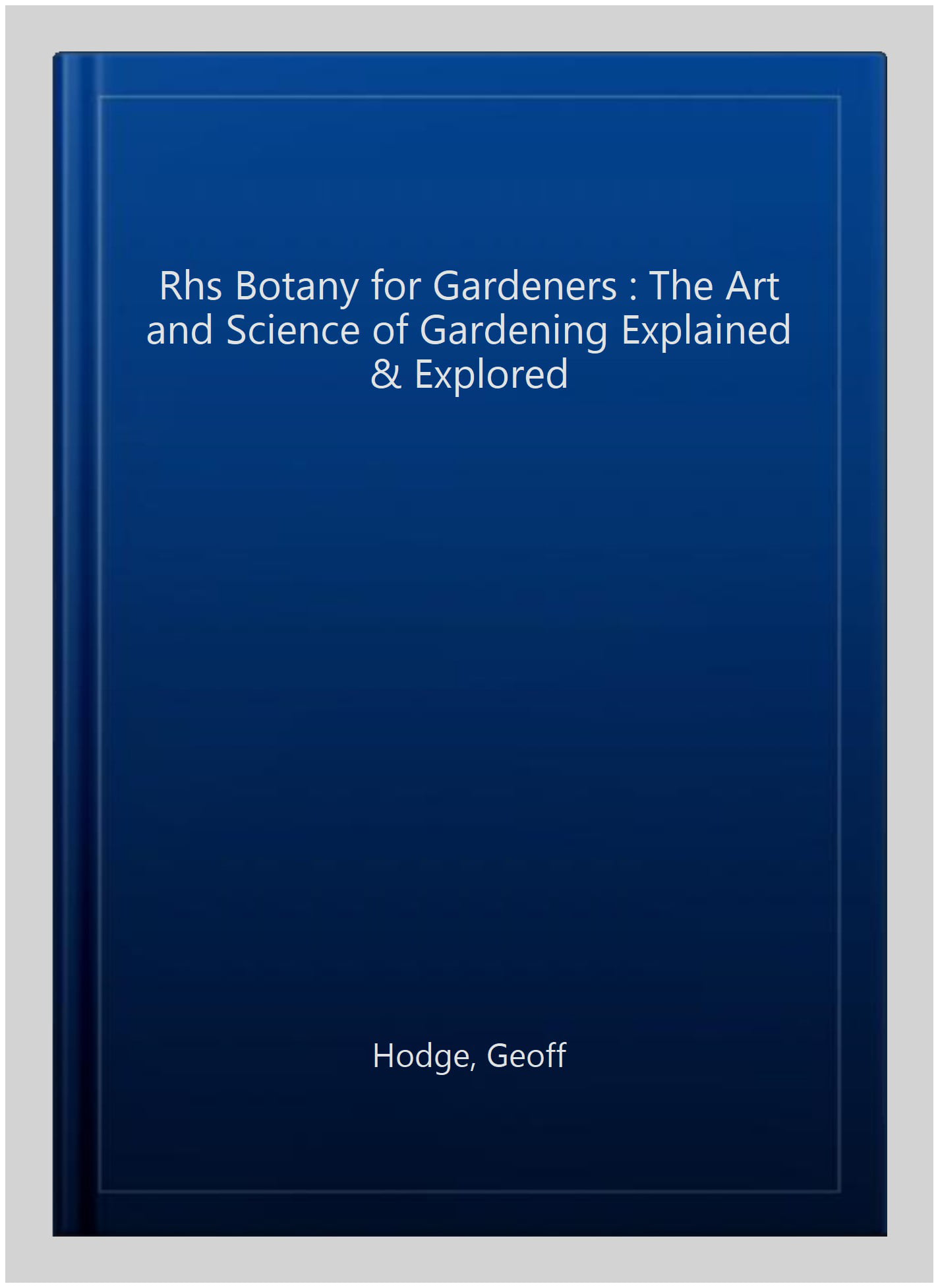 RHS Botany for Gardeners