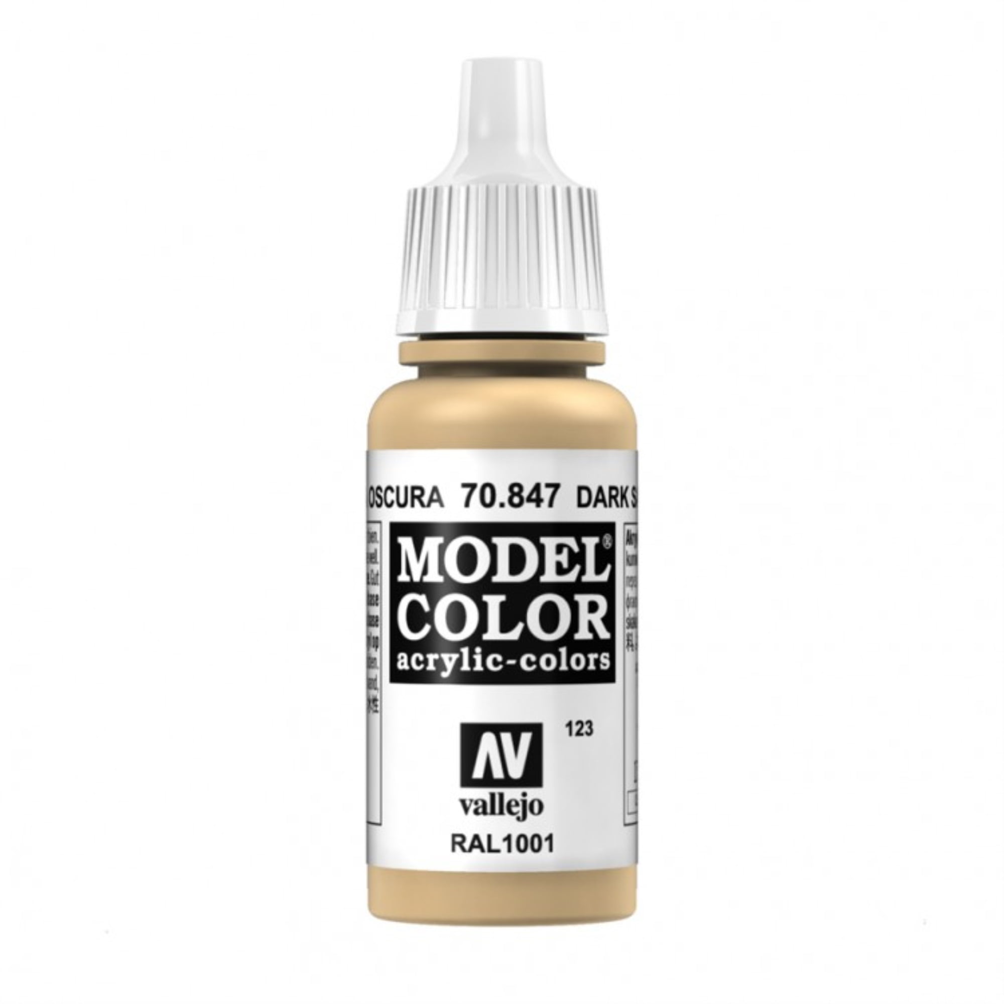 Vallejo 18ml 847 Model Color - Dark Sand (136)