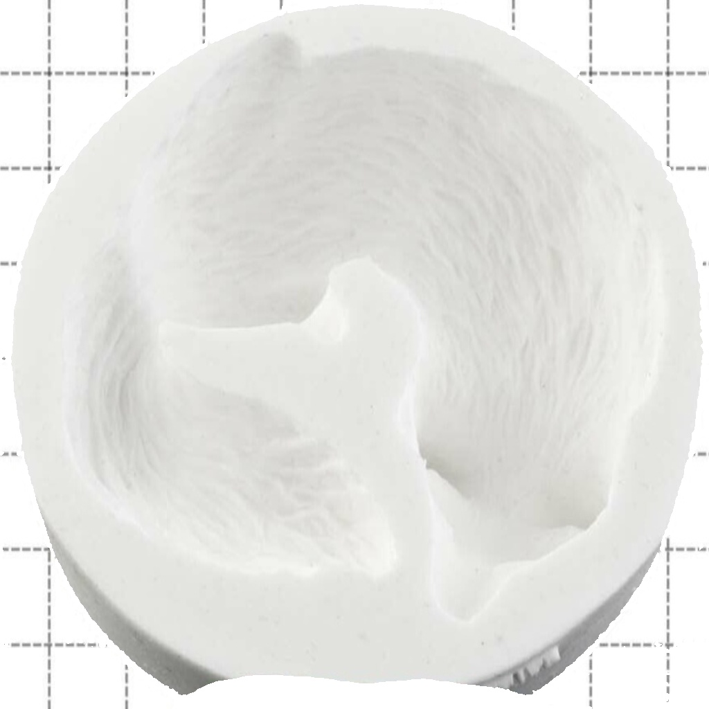 Silicone mould Fox Sleeping | Food Use FPC Sugarcraft FREE UK shipping!