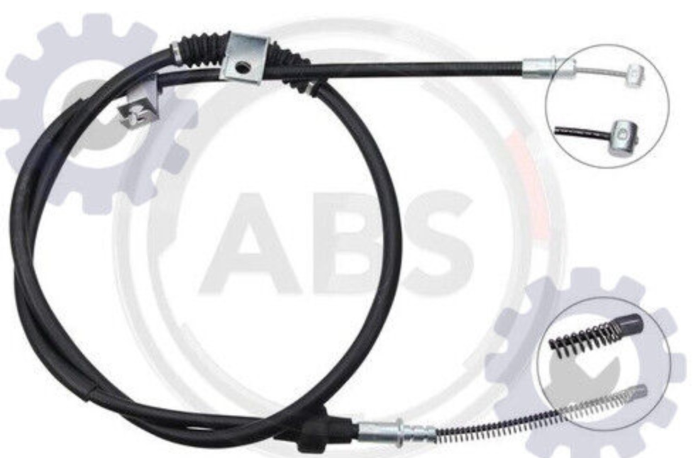 Original A.B.S. Cable Pull Parking Brake K12083 for Citroën Mitsubishi Peugeot
