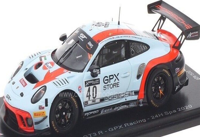 Spark Models PORSCHE 911 GT3 R - GPX RACING N40 - 24H SPA 2020 - R. DUMAS  SB378