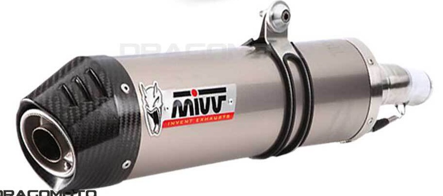 Mivv Exhaust Oval Titanium Carbon Cap kat TRIUMPH TIGER 800 XC/XR 2011 > 2016
