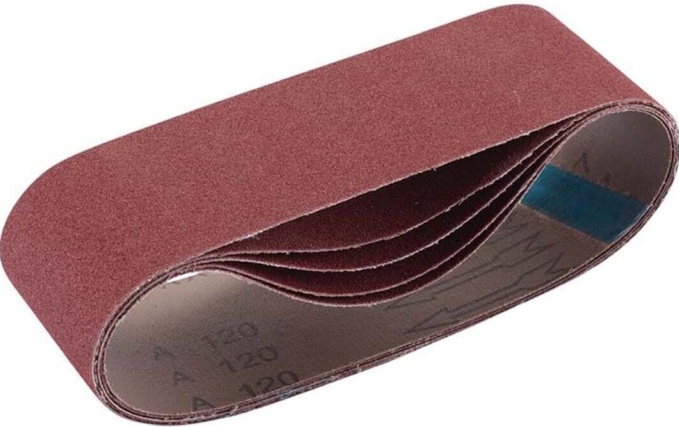 Draper 09241 Cloth Sanding Belt 75 x 533mm 120 Grit (Pack of 5)