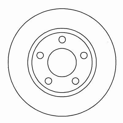 2x Original A.B.S. Brake Disc 16293 for Audi
