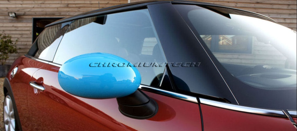 MK3 MINI Cooper/S/ONE/JCW F55 F56 F57 BLUE Wing Mirror Cap Cover for LHD models