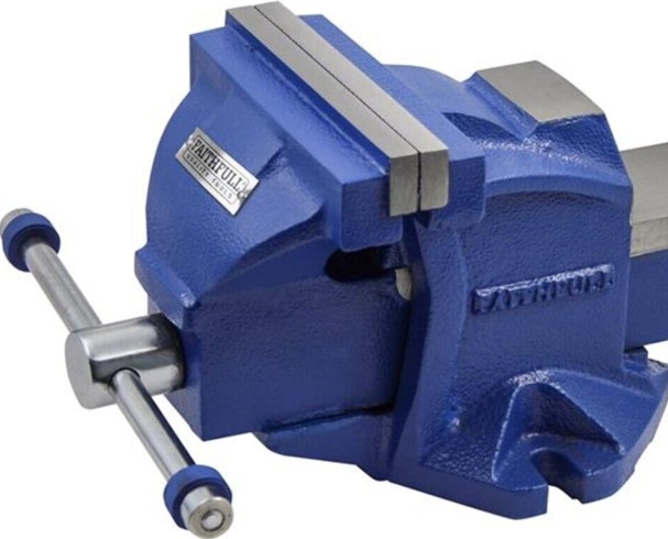 Faithfull Mechanics Vice with Magnetic Jaws 150mm (6in)